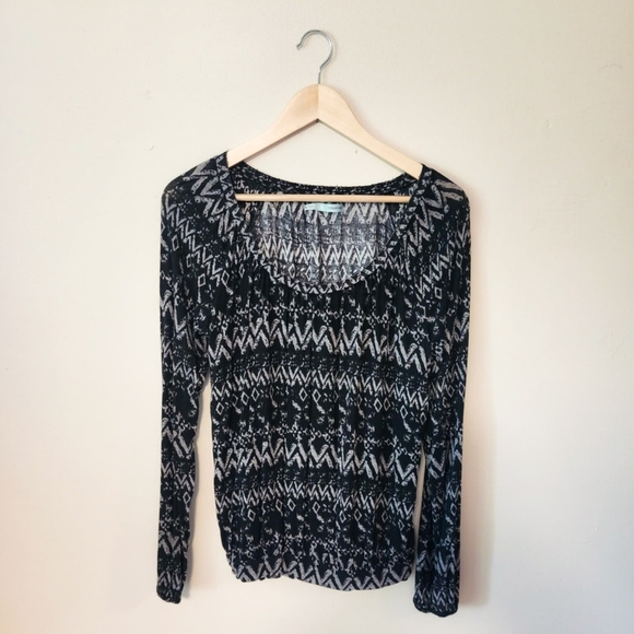Maurices Tops - Maurice's Soft Aztec Long Sleeve Shirt